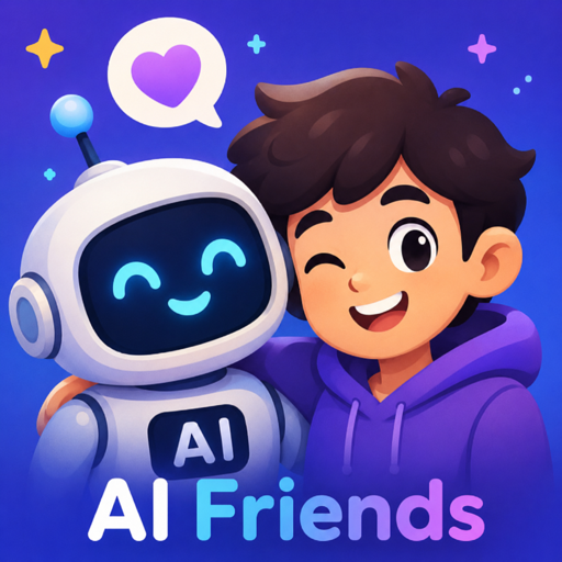 Joel's AI Friends logo — a friendly robot and a smiling person